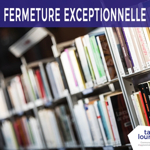 Fermeture exceptionnelle de la bibliothèque