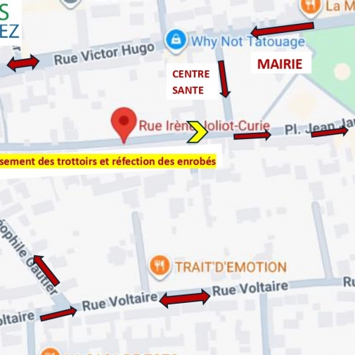 Travaux centre bourg