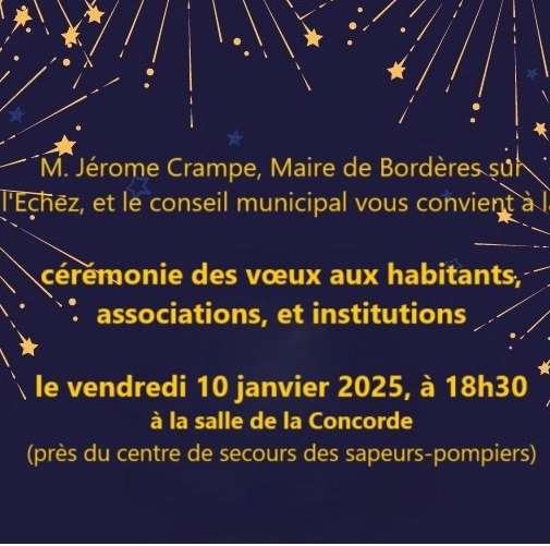 Meilleurs voeux 2025