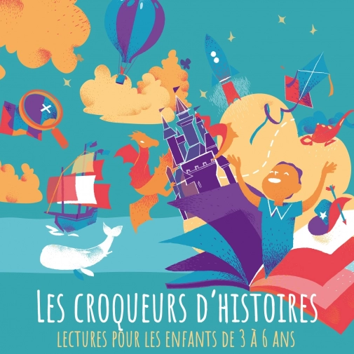 Croqueurs d'Histoires à la bibliothèque