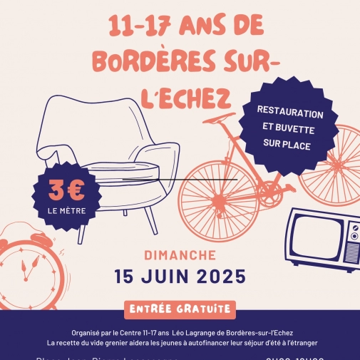 Vide-greniers du centre jeunes