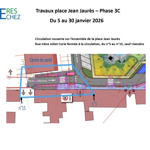 Circulation et stationnement place Jean Jaurès