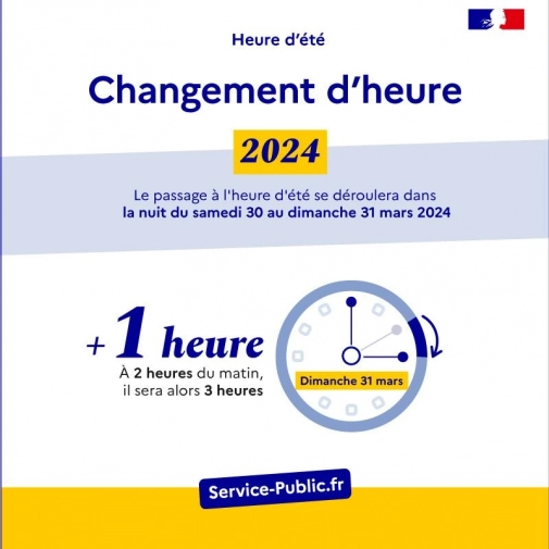 Changement d'heure
